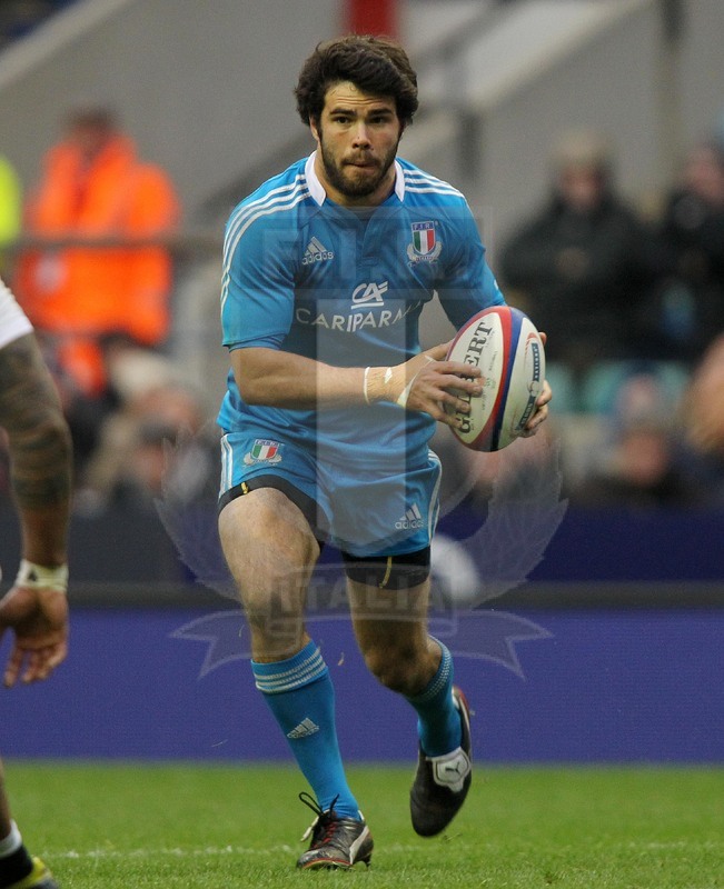 Sei Nazioni 2013, Twickenham 10/03/2013, Inghilterra v Italia, Luke McLean.