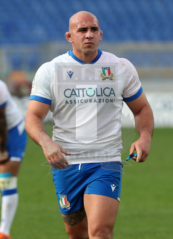 Guinness Sei Nazioni 2021, Round 1, Roma, stadio Olimpico 06/02/2021, Italia v Francia, Daniele Rimpelli. Foto Daniele Resini/Fotosportit