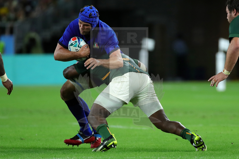 Rugby World Cup 2019 Giappone, Shizuoka, Shizuoka Stadium Ecopa 04/10/2019, Sudafrica v Italia, Dean Budd non passa. Foto Giuseppe “Pino” Fama