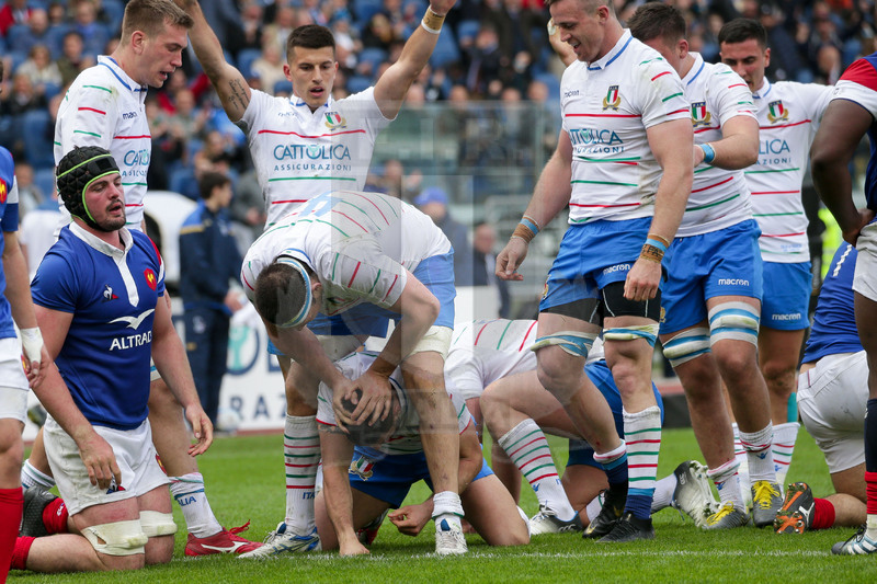 Guinness Sei Nazioni 2019, Round 5, Roma, Stadio Olimpico, 16/03/2019, Italia v Francia. L\
