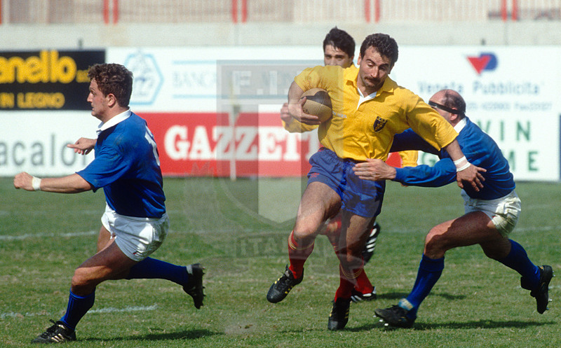 Coppa Europa Fira 1992, Rovigo, stadio Battaglini 18/04/1992, Italia v Romania,