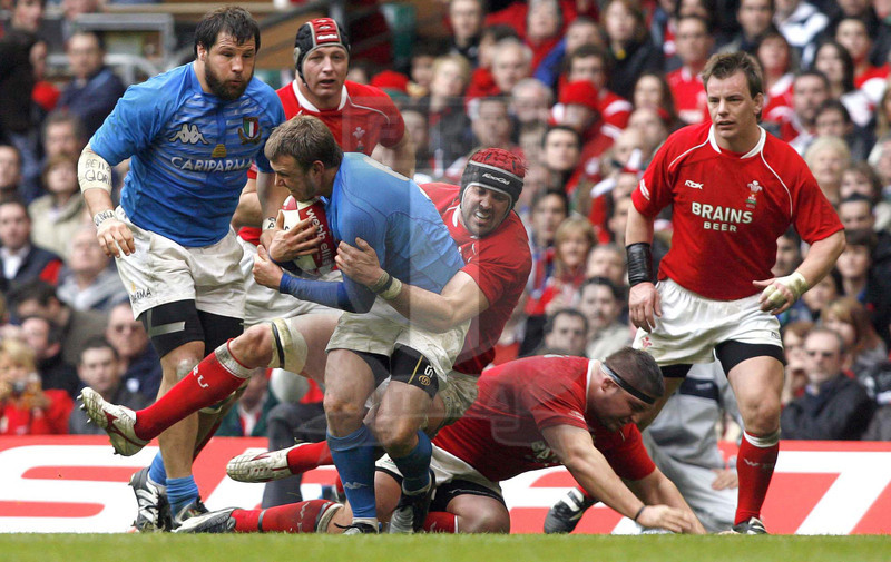 Rbs Sei Nazioni 2008, Cardiff, Millennium Stadium 23/02/2008, Galles v Italia, Foto Daniele Resini/Fotosportit