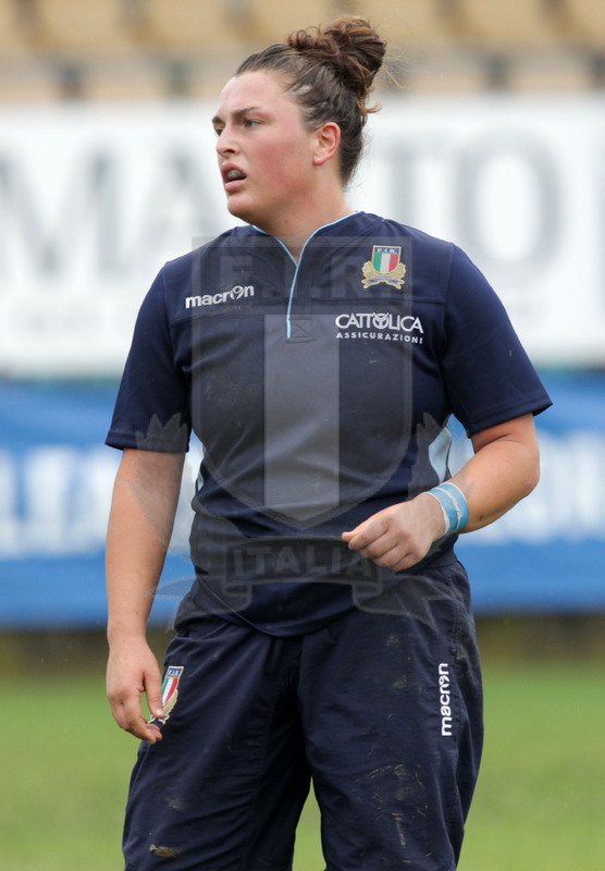 Cattolica Test Match Donne, Prato, stadio Chersoni 25/11/2018, Italia Donne v Sudafrica Donne, warm-up, Melissa Bettoni. Foto Daniele Resini/Fotosportit