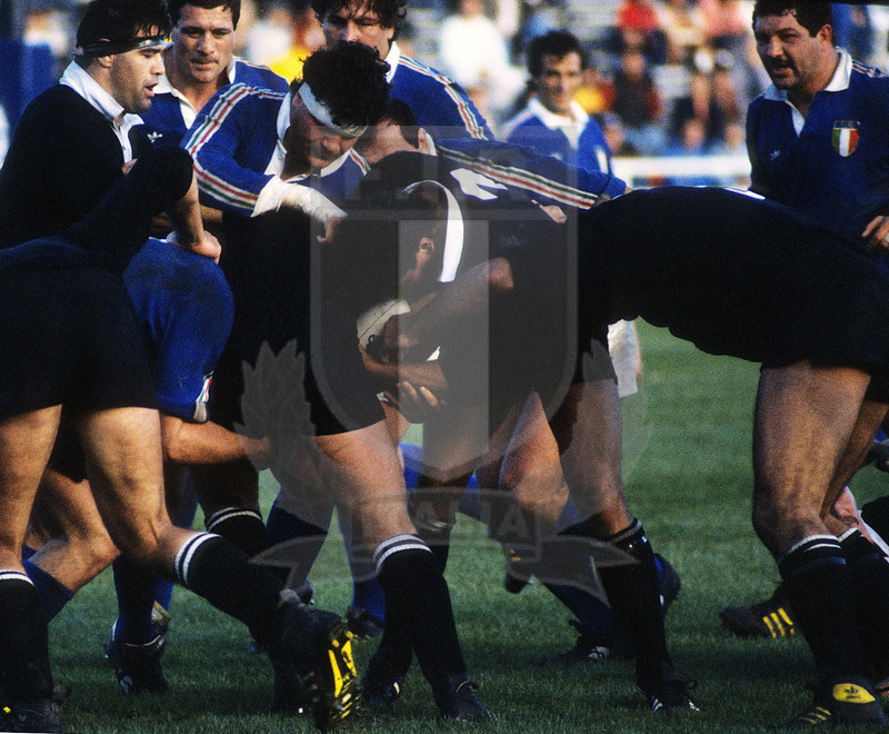 Rugby World Cup 1987, Pool 3, Auckland, Eden Park 22/05/1987, Nuova Zelanda v Italia, Foto Daniele Resini/Fotosportit