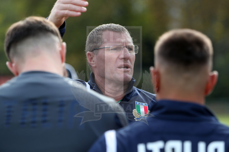 Autumn Nations Cup, Italia v Nuova Zelanda, Roma, Centro Coni Giulio Onesti 05/11/2021, team run della Nazionale Maggiore,