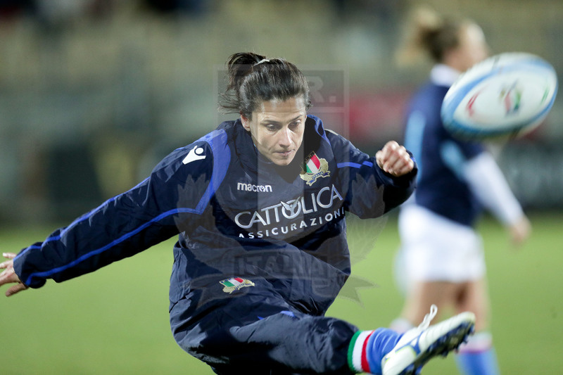 Guinness Sei Nazioni 2019 Donne, Round 3, Parma, Stadio Lanfranchi, 23/02/2019, Italia Donne v Irlanda Donne. Sara Barattin durante il warm-up. Foto Roberto Bregani/Fotosportit