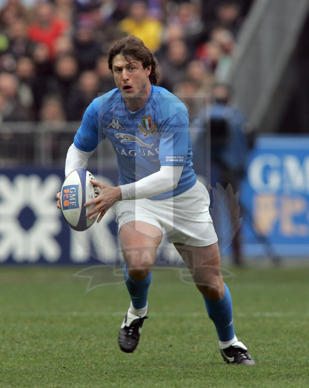 Sei Nazioni 2006, Parigi, Stade de France 25/02/2006, Francia v Italia, Ramiro Pez. Foto Daniele Resini/Fotosportit