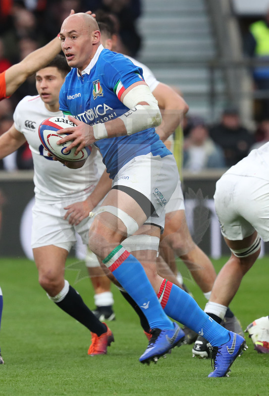 Guinness Sei Nazioni 2019, Round 4, Londra, Twickenham 09/03/2019, Inghilterra v Italia, Sergio Parisse. Foto Daniele Resini/Fotosportit