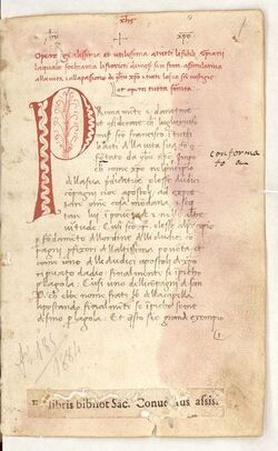 Ms. 651 Fioretti di san Francesco sec.XV 