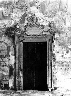 Incendio della sagrestia inferiore