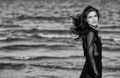 Model and actress Elisa Sednaoui at the 72th Venice Film Festival