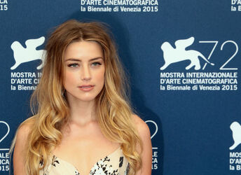 Actress Amber Heard at the 72nd Venice Film Festival