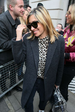 Reformed Girls band All Saints leaving BBC Radio Two studios after performing on Chris Evans Breakfast show London