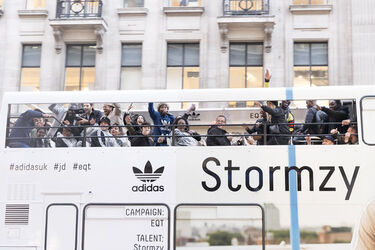 Stormzy shuts down London on double decker bus