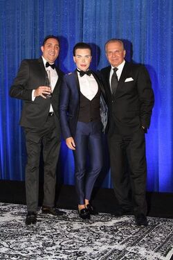 Rodrigo Alves aka Ken Doll wins award at the Aesthetic Academy awards show