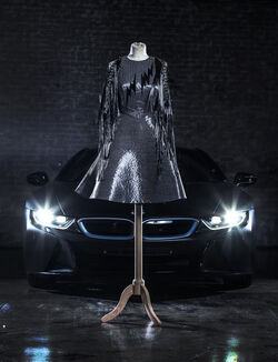 Fashion designers Felder Felder unveil sustainable carbon dress to celebrate their 10th Anniversary