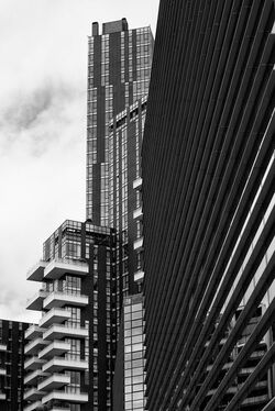 Architecture Porta Nuova gate Milan Italy