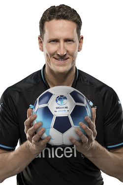 Brendan Cole Swaps Dancing Shoes for Football Boots as he Prepares for ITV Debut in Soccer Aid for Unicef Match at Old Trafford in June