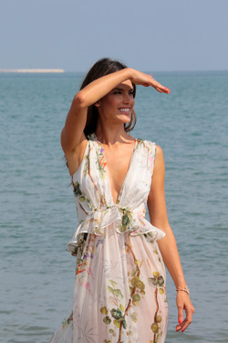 Model Alessandra Ambrosio at the 72nd Venice Film Festival