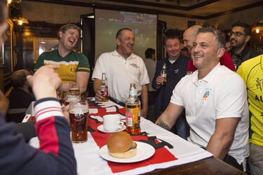 Cricket Legend Darren Gough Joined Die Hard Cricket Fans For Early Morning Ashes Screening