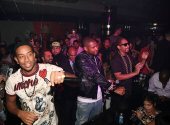 Usher Celebrates Album Release Party with Ludacris Lil Jon Lea Michele Wilmer Valderrama and More at 1 OAK Las Vegas Usher Celebrates Album Release Party with Ludacris Lil Jon Lea Michele Wilmer Valderrama and More at 1 OAK Las Vegas