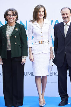 Queen Letizia attends A new Ibero American cooperation Seminar