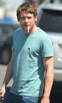 Jack O Connell out with his mother in West Hollywood.