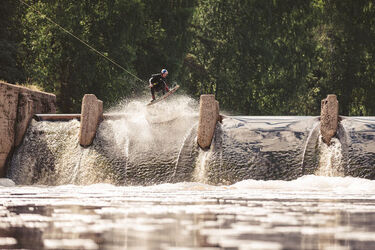 Nikita Martyanov during the production for his movie Way Out 