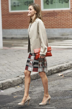 Queen Letizia attends a Meeting at the headquarters of the Mental Health Confederation Spain Queen Letizia attends a Meeting at the headquarters of the Mental Health Confederation Spain