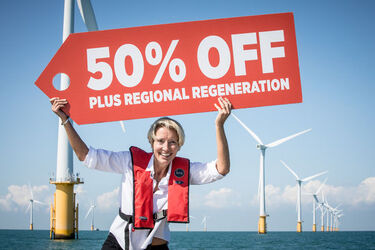 Emma Thompson welcomes offshore wind record low price Over 50 off in over 5 years