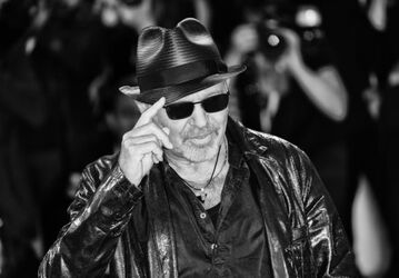 Italian singer Vasco Rossi at the 72nd Venice Film Festival
