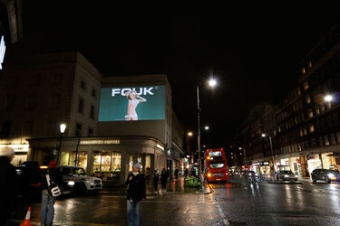 FCUK campaign Tours UK Cities 