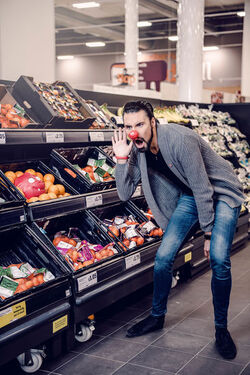 Rylan Clark is up to NOSE good for Red Nose Day