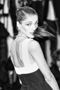 Model and actress Elisa Sednaoui at the 72nd Venice Film Festival