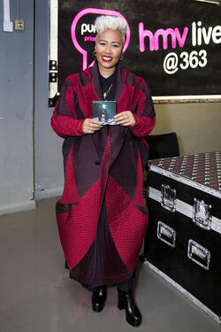 Emeli Sandé performs at the release of her latest album Long Live The Angels at HMV in London Emeli Sandé performs at the release of her latest album Long Live The Angels at HMV in London