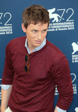 Actor Eddie Redmayne at the 72nd Venice Film Festival