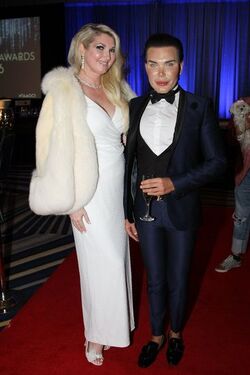 Rodrigo Alves aka Ken Doll wins award at the Aesthetic Academy awards show