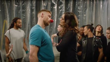 Kelly Brook and Freddie Flintoff Step Up Get Down for Red Nose Day