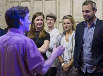 Celebrities flocked to East London for the exclusive VIP preview of The Time Portal by Stella Artois an immersive Wimbledon theatre experience