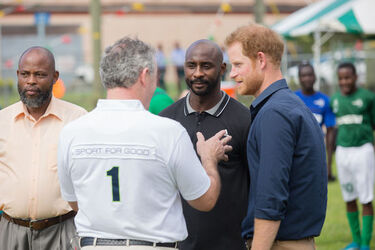 Youth in Action Welcome for Prince Harry