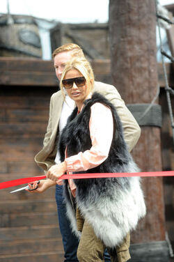 Katie Price opens attraction with a conservation message. Pontefract