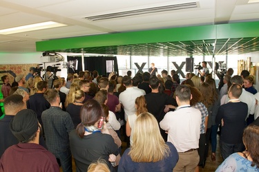 Ed Sheeran performed at Amazon London Offices
