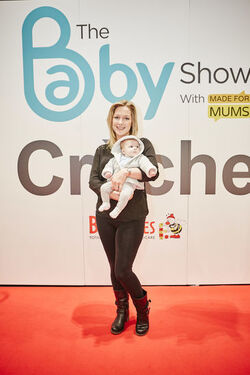 Celebrities attend The Baby Show at the London ExCel Centre