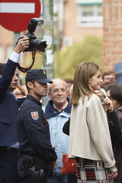 Queen Letizia attends a Meeting at the headquarters of the Mental Health Confederation Spain Queen Letizia attends a Meeting at the headquarters of the Mental Health Confederation Spain
