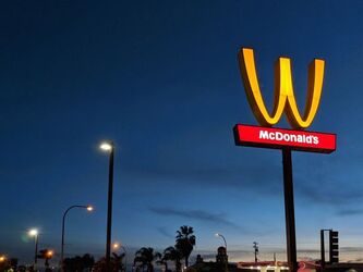 McDonald s is flipping its iconic arches upside down in an unprecedented statement