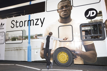 Stormzy shuts down London on double decker bus