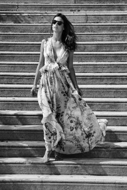 Model Alessandra Ambrosio at the 72th Venice Film Festival