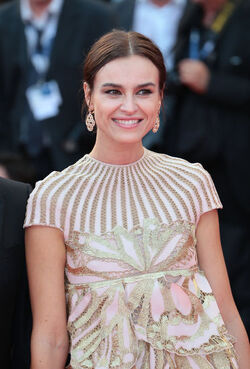 Model and actress Kasia Smutniak at the 72nd Venice Film Festival