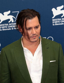 Actor Johnny Depp at the 72nd Venice Film Festival