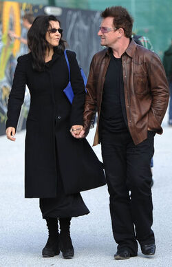 EXCLUSIVE Bono and his wife Alison are seen attending the Festival of Urban Arts